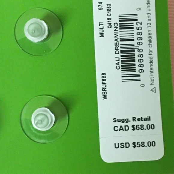 Sparkling NWT Kate Spade shark studs! - Picture 7 of 7